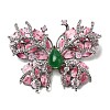 Butterfly Resin Pins JEWB-L026-05P-01-1
