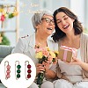 20Pcs Acrylic Pearl Beaded Safety Pin Brooches JX431A-7