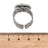 304 Stainless Steel Cuff Ring Components SA-CBA37BC-14E-P-3
