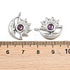 304 Stainless Steel Rhinestone Pendants STAS-Z166-24P-02-3