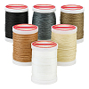 6 Rolls 6 Colors Waxed Polyester Sewing Thread OCOR-PH0036-59-1