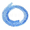 Transparent Painted Glass Beads Strands DGLA-A034-T1mm-A01-5