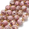 Electroplated Natural Druzy Geode Crystal Beads Strands G-F833-P01-10mm-3