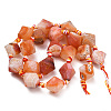 Natural Weathered Agate Beads Strands G-A321-G02-01-5