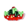 Christmas Opaque Resin Decoden Cabochons RESI-N039-114A-1