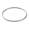304 Stainless Steel Simple Plain Bangle for Women BJEW-F461-01A-P-1