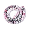 Anti-Tarnish Electroplate Glass Beads Strands GLAA-T025-10mm-11K-3