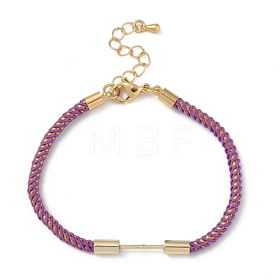 Braided Nylon Cord Bracelet Making MAK-L043-01G-04-1