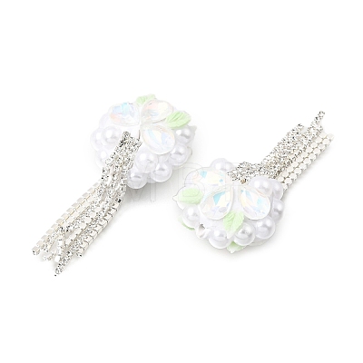 Handmade Polymer Clay Rhinestone Beads CLAY-Z006-02A-1