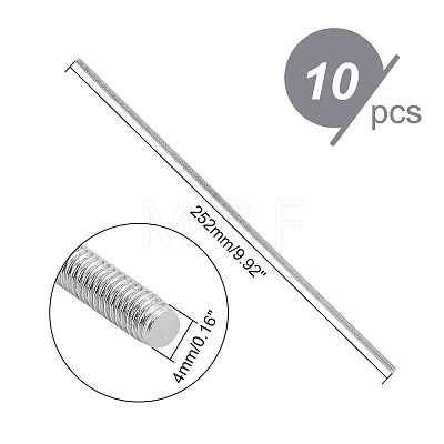 304 Stainless Steel Fully All Threaded Long Screw FIND-WH0112-86-1