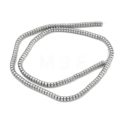 Electroplated Synthetic Non-magnetic Hematite Beads Strands G-K361-A02-01-1