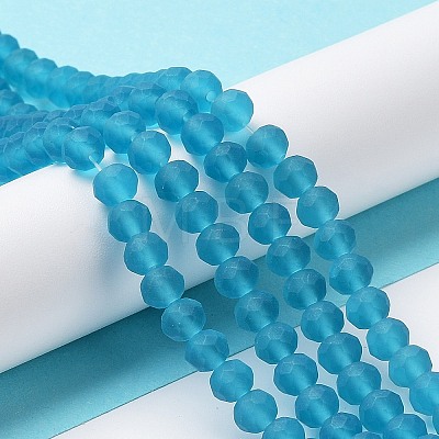 Transparent Glass Beads Strands EGLA-A044-T1mm-MD27-1