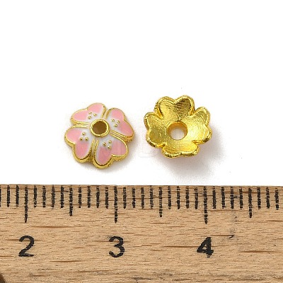 Alloy Enamel Beads Caps FIND-G074-02D-1