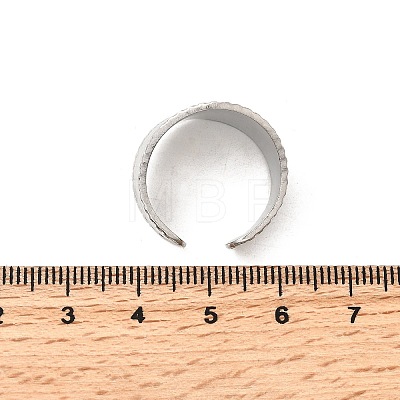 304 Stainless Steel Open Cuff Rings RJEW-H261-09P-1