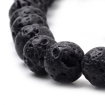 Natural Lava Rock Beads Strands G-S259-11-8mm-1