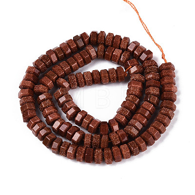 Synthetic Goldstone Beads Strands G-N357-14A-02-1