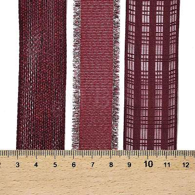 9 Yards 3 Styles Polyester Ribbon SRIB-A014-A11-1