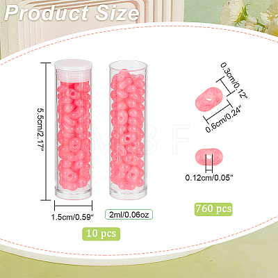 760Pcs Grade A Glass Seed Beads SEED-NB0001-83-1