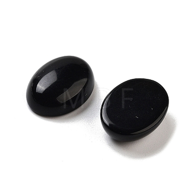 Natural Obsidian Cabochons G-G145-01B-51-1