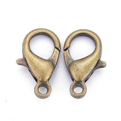 Antique Bronze Alloy Lobster Claw Clasps X-E105-NFAB-1