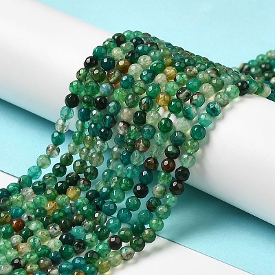 Natural Agate Beads Strands X-G-H302-A01-01-1