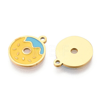 304 Stainless Steel Enamel Charms STAS-T065-61G-2-1