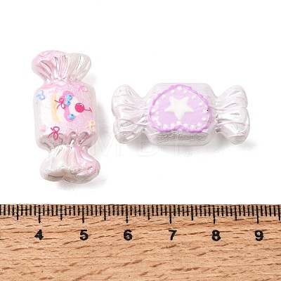 Printed CCB Plastic Beads PL-CBA2450-08-1