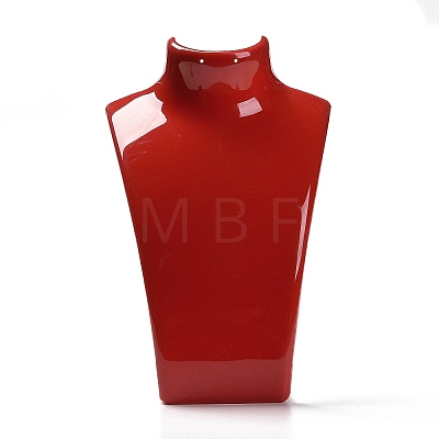Plastic Necklace Bust Display Stands NDIS-P003-01D-1