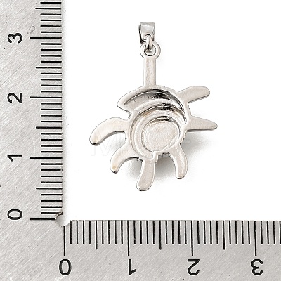 Brass Pendants KK-B187-02F-06P-1