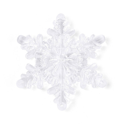 Christmas Transparent Acrylic Multi-Strand Links OACR-Q197-01-1