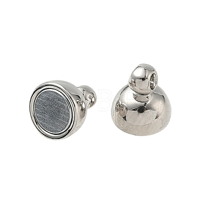 Oval Brass Magnetic Clasps KK-B160-36P-1