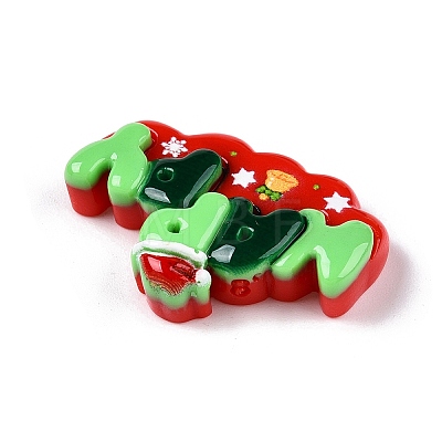 Christmas Opaque Resin Decoden Cabochons RESI-N039-114A-1