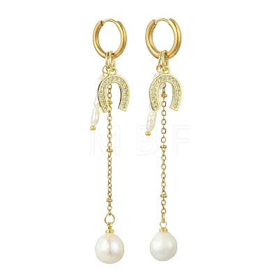 202 Stainless Steel Hoop Earrings EJEW-JE07010-1
