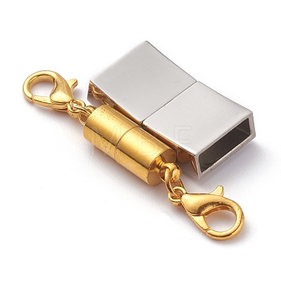 Brass/Stainless Steel Magnetic Clasps KK-XCP0001-27-1