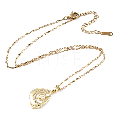 201 Stainless Steel Cable Chain Necklaces NJEW-P309-13G-1