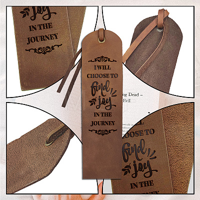 Cowhide Leather Labels AJEW-WH0386-0023-1