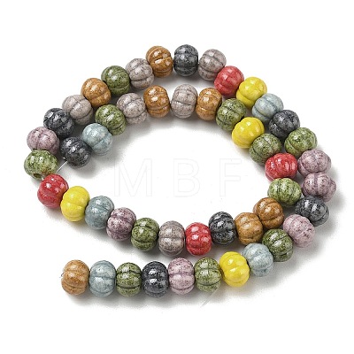 Vintage Handmade Porcelain Beads PR-CBA4F13-L-1