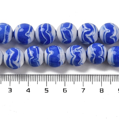 Handmade Lampwork Beads Strands LAMP-P062-02D-1