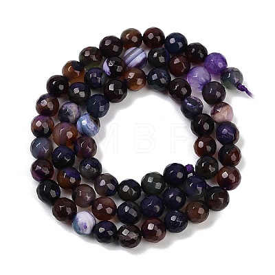 Natural Agate Beads Strands G-C082-A01-23-1