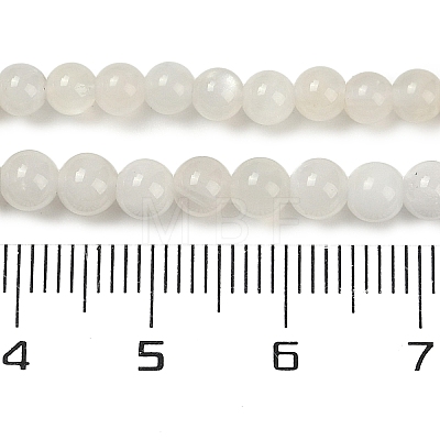 Natural White Moonstone Beads Strands G-D294-4mm-02-1