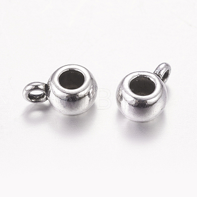 Tibetan Silver Drum Pendant Hanger LS-AB017H-NF-1