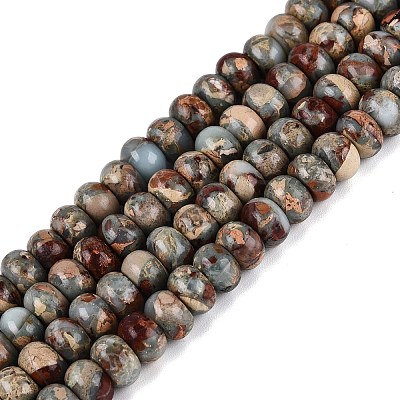 Natural Shoushan Stone Beads Strands G-Q606-98-1