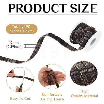 5Yards Polyester Ribbon DIY-TA0015-51B-1