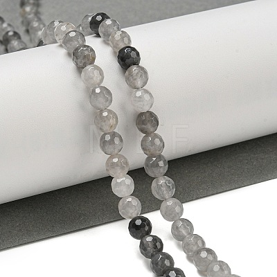 Natural Cloudy Quartz Beads Strands G-E571-A08-01-1