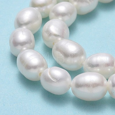 Natural Cultured Freshwater Pearl Beads Strands PEAR-J006-17E-01-1