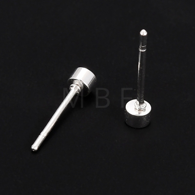304 Stainless Steel Stud Earring Settings STAS-I088-H-06S-1