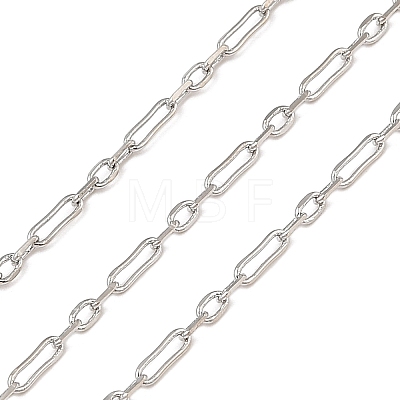 Rack Plating Brass Link Chains CHC-A010-08P-1