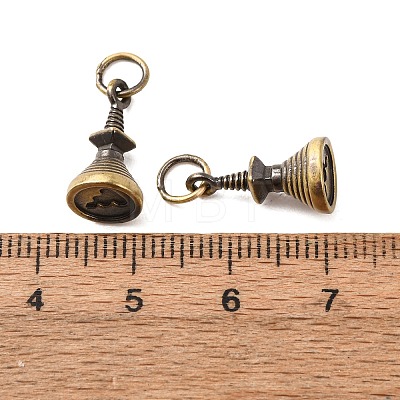 Brass Pendants KK-CBA25B2-01A-AB-1
