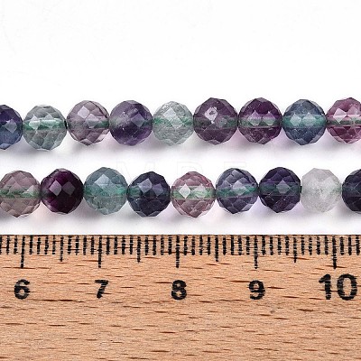 Natural Rainbow Fluorite Bead Strands G-T140-22A-1