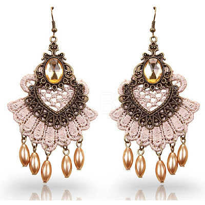 Alloy Plastic Chandelier Earrings FS-WG86F33-03-1